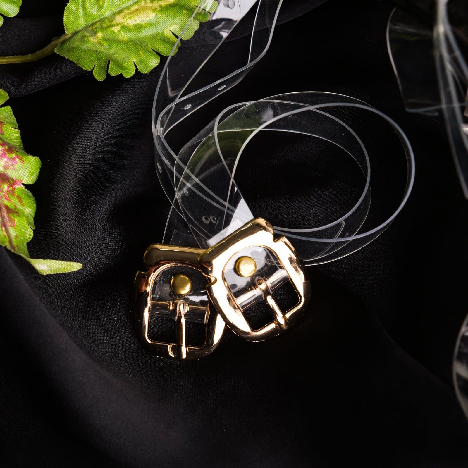 Pair Of Transparent Ankle Straps