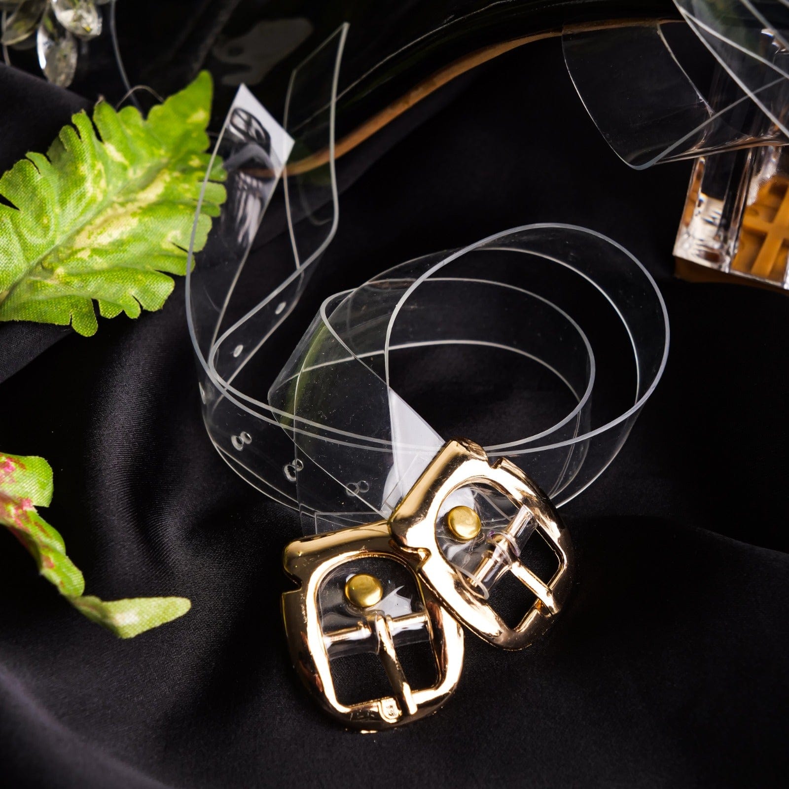 Pair Of Transparent Ankle Straps