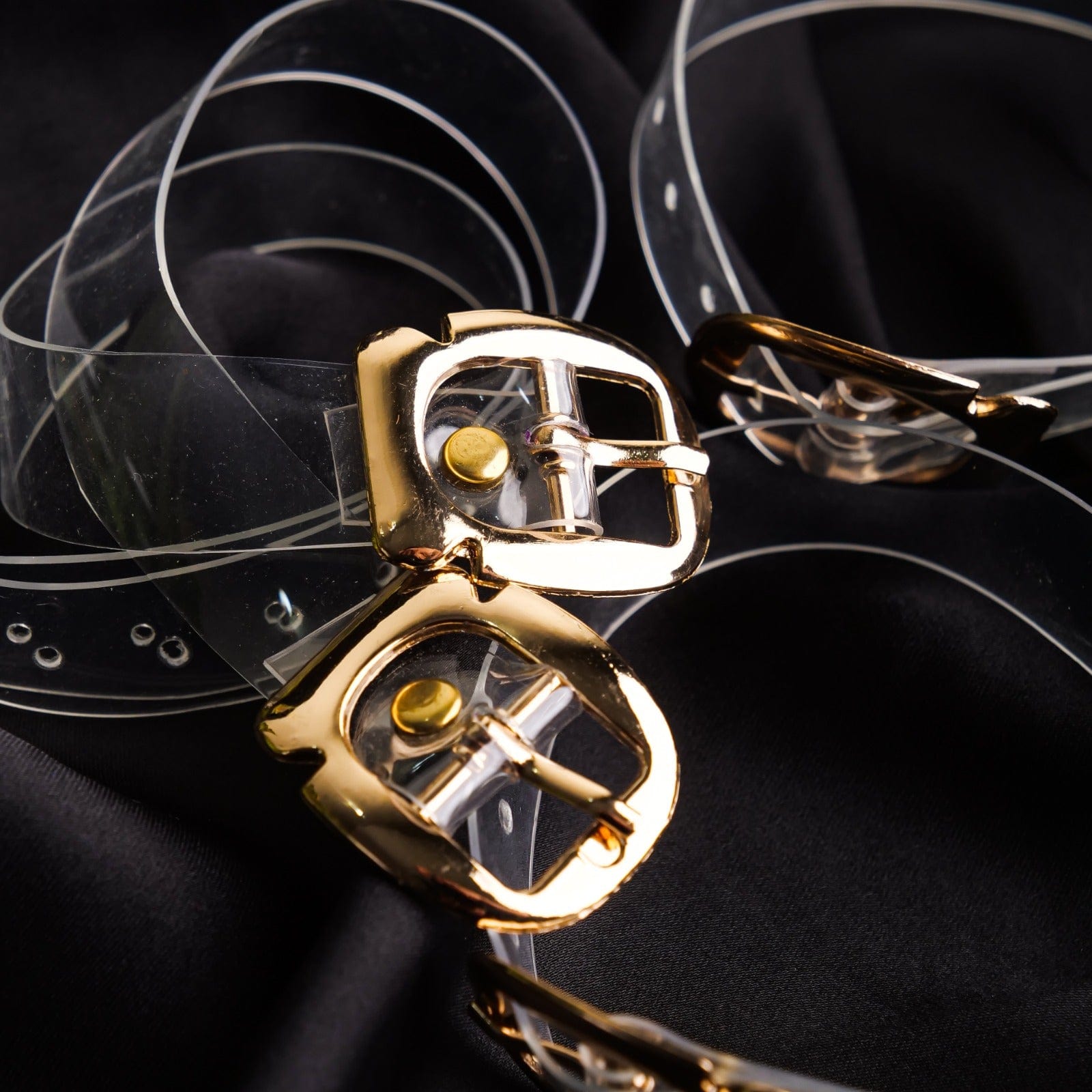 Pair Of Transparent Ankle Straps