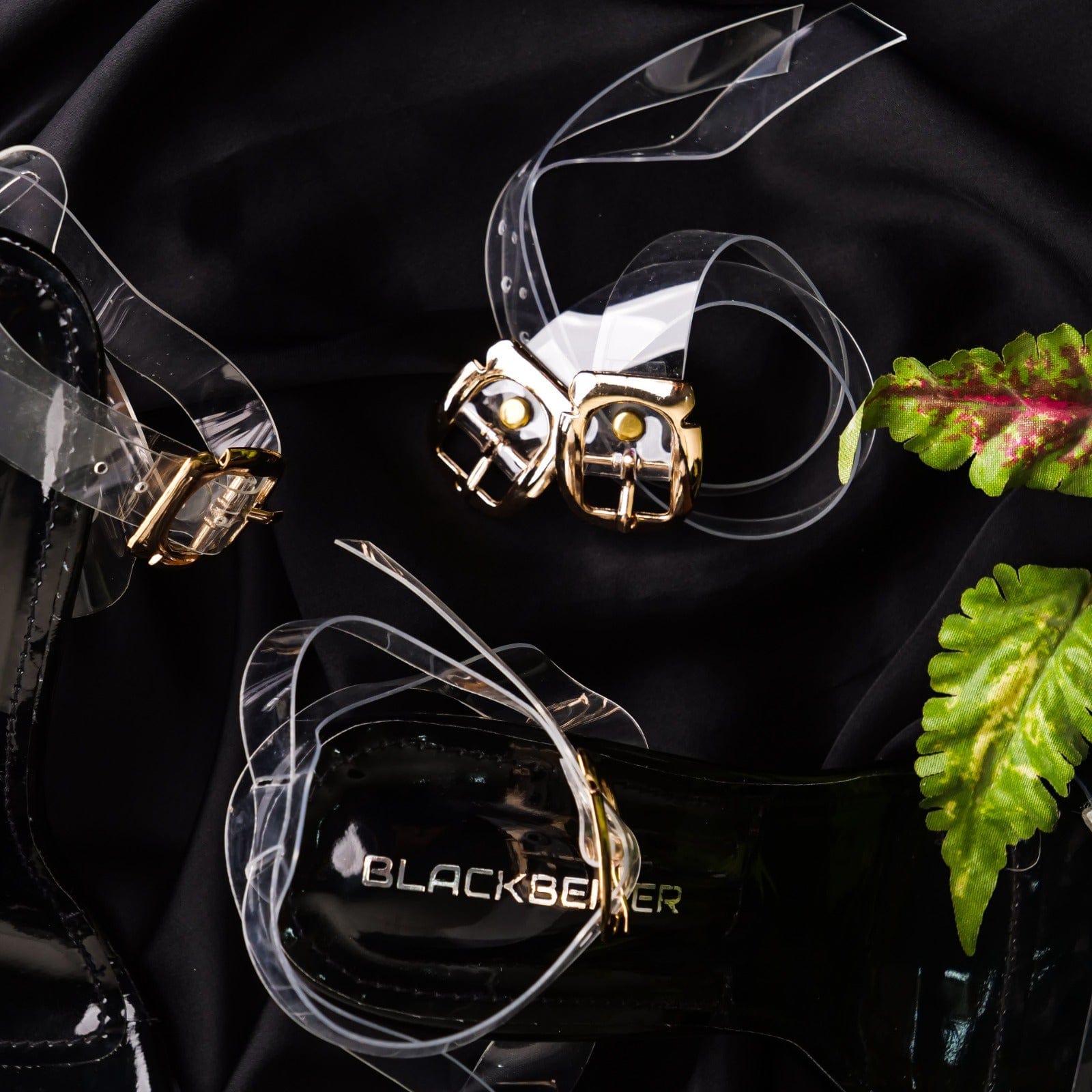 Pair Of Transparent Ankle Straps